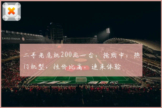二手老虎机200元一台，抢购中，热门机型，性价比高，速来体验