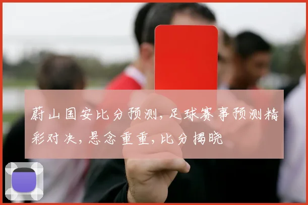 蔚山国安比分预测,足球赛事预测精彩对决,悬念重重,比分揭晓